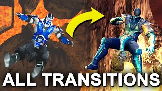 All Mortal Kombat Stage Transitions Ever! (Complete)