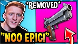 TFUE REACTS TO the OG Pistol BEING *REMOVED* from FORTNITE!