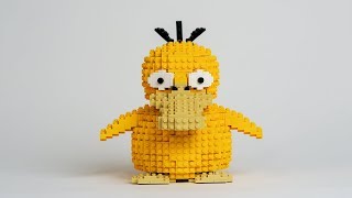 How to Build a Psyduck with LEGO Bricks |3D pen tutorial pokemon how to