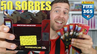 UNBOXING CAJA COMPLETA *50 SOBRES* ADRENALYN XL 2024 FIFA 365