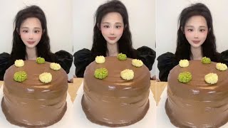 Mukbang Eating 🧀️ Chocolate is so versatile , Bo Qiao is a perfect match😄🧀️