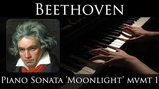 Beethoven - Piano Sonata No. 14 "Moonlight", mvmt 1 (VI Labs Ravenscroft 275)