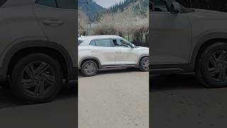 #hyundai #creta off road parking in #pahalgam #kashmir #jammukashmir