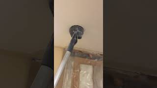 Fastest way to remove stucco safely with festool popcorn sander #music #painting