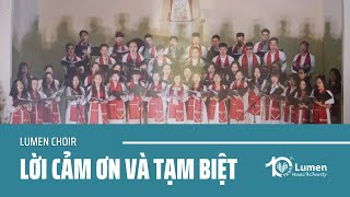 Lời cảm ơn và tạm biệt - Lumen Choir @ Đà Lạt