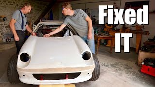 Fabricating a New Front Bulkhead | Project Mosquito Honda Type R Mini Supercar (Ep77)