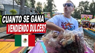 Jamsha Vendiendo Dulces En Xochimilco Mexico