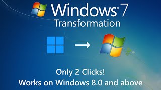 Revert8Plus: Transform Windows 8/10/11 into Windows 7 or Vista