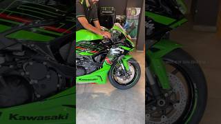 Exhaust Note🔥ZX6r (2024) #bikelife #ninja #kawasaki #superbike #trending #youtubeshorts #bikelife