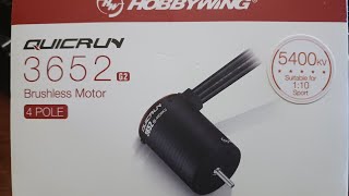 5400 kv motor from Amain hobbies goes in the TT02 Toyota Yaris Rally car.