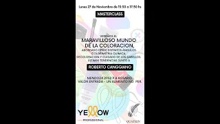 Lunes 27 de noviembre desde 13.30hs en Rosario - Santa Fe, Roberto Cangiano Tendencias Color