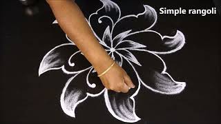 Simple and small rangoli by jayanthi / Panguni Maadha Kolam/ Friday Kolam/Simple rangoli