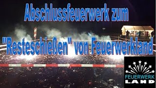 ABSCHLUSSFEUERWERK zum "Resteschießen" in Grünhainichen | Feuerwerkland | FULL HD