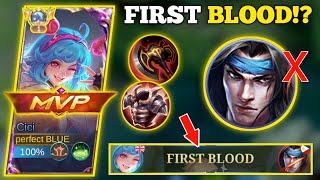 HOW TO FIRST BLOOD BADANG?! | CICI BEST BUILD AND EMBLEM -MLBB🔥 #cicimlbb #badangmlbb #ciciplays