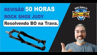 🛠️REVISÃO Suspensão Rock Shox Judy 50h - resolvendo problema na trava.