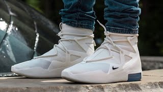 Nike Air Fear of God 1 SAIL Color AR4237-002 Retail Material From topfactorys.ru UNBOXING REVIEW