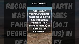 Heatwave Inferno: Unveiling the Hottest Temperature on Earth! | #interestingfacts