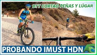 Probando la bici del Hombre de Negro por Cortao Peñas y Sierra Lúgar