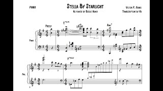 Stella By Starlight by Beegie Adair [jazz piano transcription]