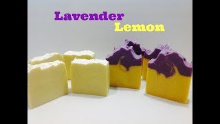 #109 Lavender and Lemon Soaps Bubble Test