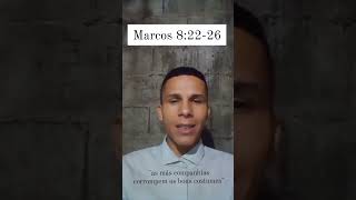 Bíblia - Marcos 8:22-26 #JesusCristo #Deus #EspiritoSanto #jovemcristão #jovenspregadores