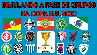 COPA SUL 2020 - SIMULANDO A FASE DE GRUPOS! #1