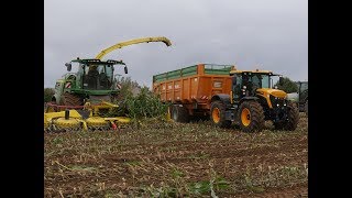 😍Ensilage de maïs🌽 | JD 8600 | JCB Fastrac | ETA LE CAER