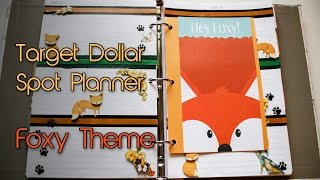 Plan With Me | Target Dollar Spot Planner | Foxy Theme | Creation in Between