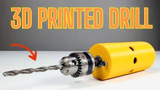 How to Make a 3D Printed Drill Using a 775 Motor | DIY Power Drill Tutorial