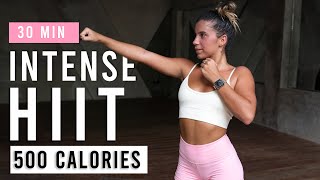 30 Min Intense HIIT Workout For Fat Burn & Cardio | Burn 500 Calories | At Home | No Equipment