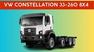 VW Constellation 33-260 8X4 Betoneira