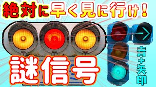 【意味不明な信号機】撤去間近！静岡県限定ご当地レア信号機と新潟県限定の時差式信号機とUFO型信号機の最新撤去情報