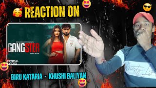 REACTION ON | Gangster | Biru Kataria, Khushi Baliyan | Raj Mawar, Ashu Twinkle | JK REACTION