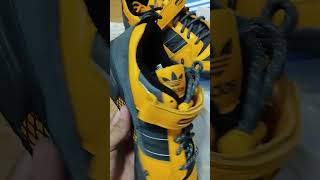 Adidas Forum 84 Camp Low Collegiate Gold | Forum 84 Camp Low  couro premium Amarelo e Preto unboxing