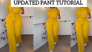 How to Cut and Sew a pant trouser [Easiest Method] #beginnerfriendly #pants #trouser #easymethod