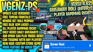 FREE ROLE⁉️BARU MAIN LANGSUNG RICH?!😜👊| GROWTOPIA PRIVATE SERVER TERBARU 2024 | GTPS TERBARU |VGENZZ