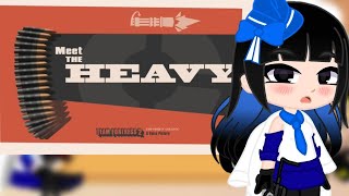 Nikke The Goddess of Victory React to Meet The Heavy by Valve (TF2)