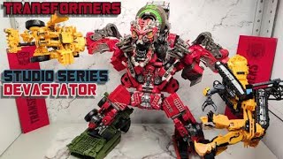 Девастатор/Devastator, трансформер, обзор и сборка фигурки, Studio Series.