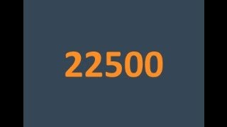 22,500 !!!!