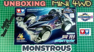 Unboxing Mini 4WD Monstrous Auldey Team Of Dream [ミニ四駆]