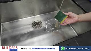 How to remove scratches on stainless steel sink / Sorento Kitchen Sink