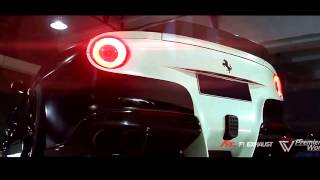 FERRARI F12 BERLINETTA EXHAUST ROARS AND GLOWS IN THE DARK / REVIEW CAR FERRARI