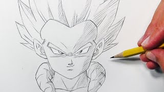 How To Draw GOTENKS For Beginners! - SKETCH Tutorial!