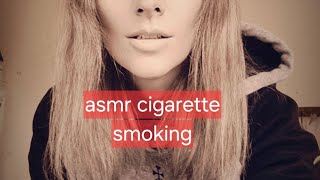 asmr smoking a superking cigarette 🚬 💋 #subscribe #asmrsmoking