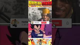 Goku Vs Vegeta Reaction | Haitian Senpai #Goku #vegeta #dragonball  #shorts