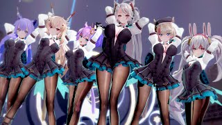 綾波・ニーミ・ジャベリン・プリンツオイゲン・ユニコーン・ラフィーで「シャッフルダンス」Z23/Javelin/ayanami/Eugen/Laffey/Unicorn/アズールレーン