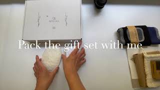 Pack the gift box | Zero Waste Gift Set - Bathroom Discovery Gift Box