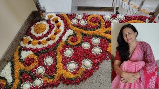 Stress buster Rangoli Art | A glimpse of my rangoli art | Rashmi's World - Create to Decorate