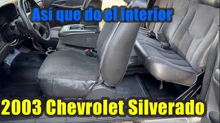 2003 Chevrolet Silverado nueva carpeta y asiento de en medio