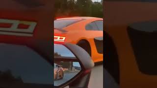 2017 Audi r8 turbo Pops And Bangs